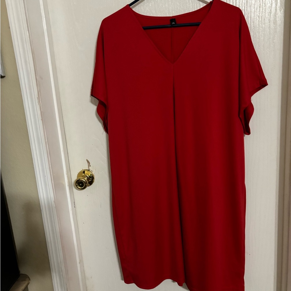 Red dress